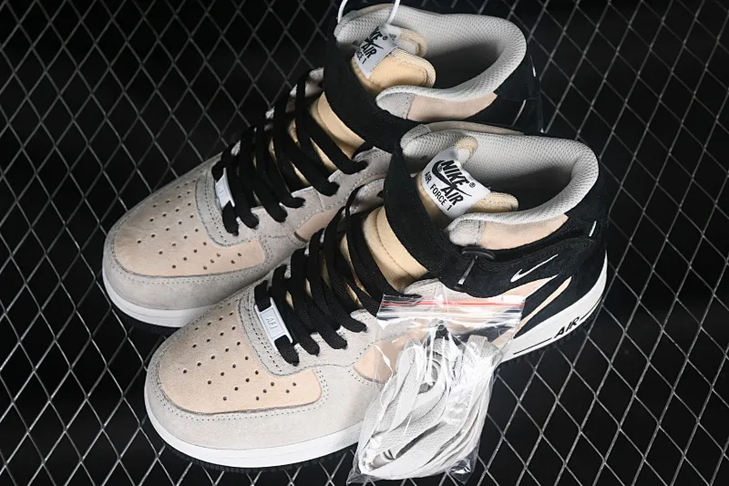 All categories Nk Air Force 1 Air Force series Nk Air Force 1 Mid Air Force mid-top Nk Air Force 1'07 Mid gray black Air Force One mid-top casual sneakers CG9908-106